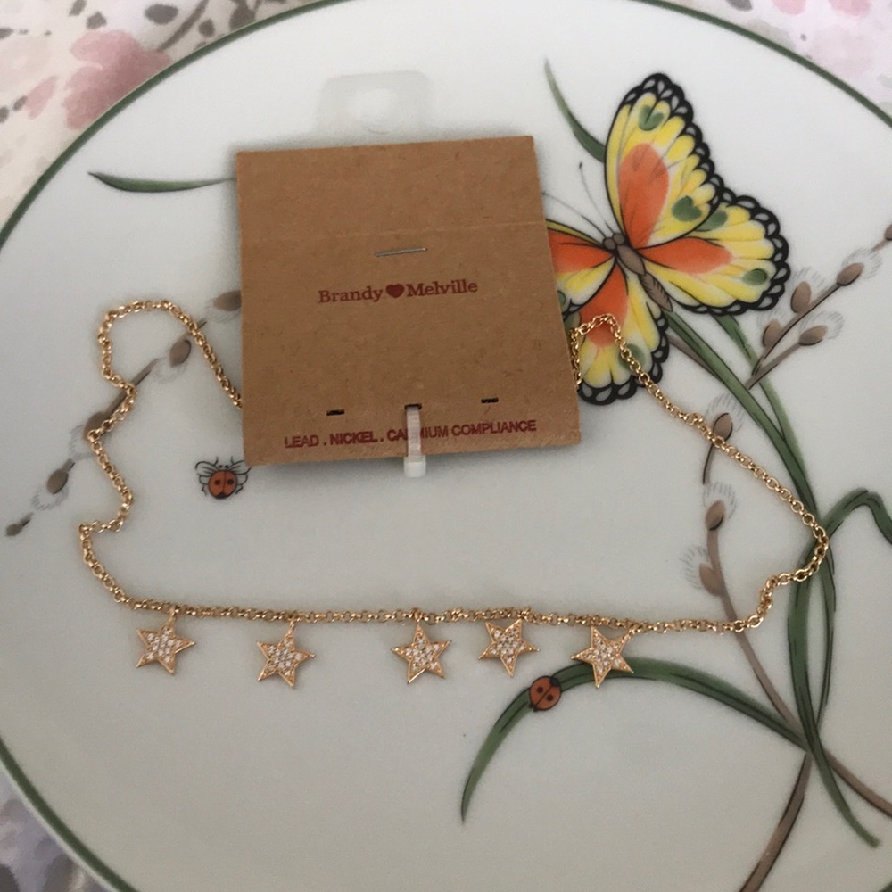 Brandy Melville NWT necklace with free stickers